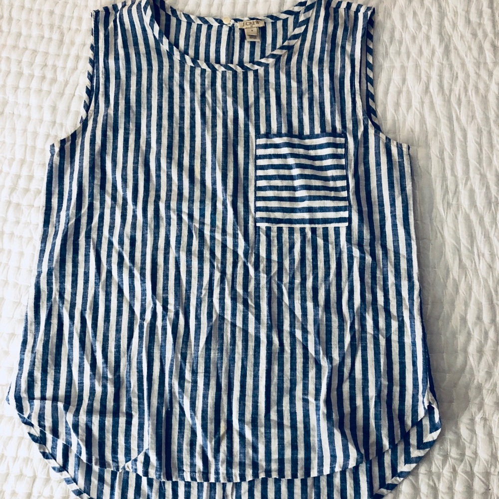 JCrew stripped tank top
